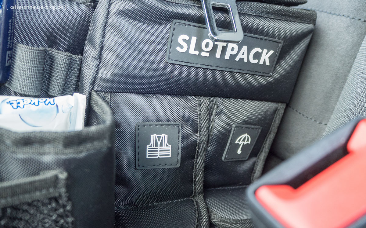 Werbung  Slotpack – der Organizer für den Beifahrersitz